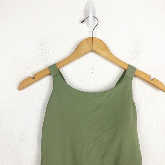 NWT Athleta Palm One Piece Swimsuit Small Green Strappy Back Modest Coverage - Picture 4 of 14